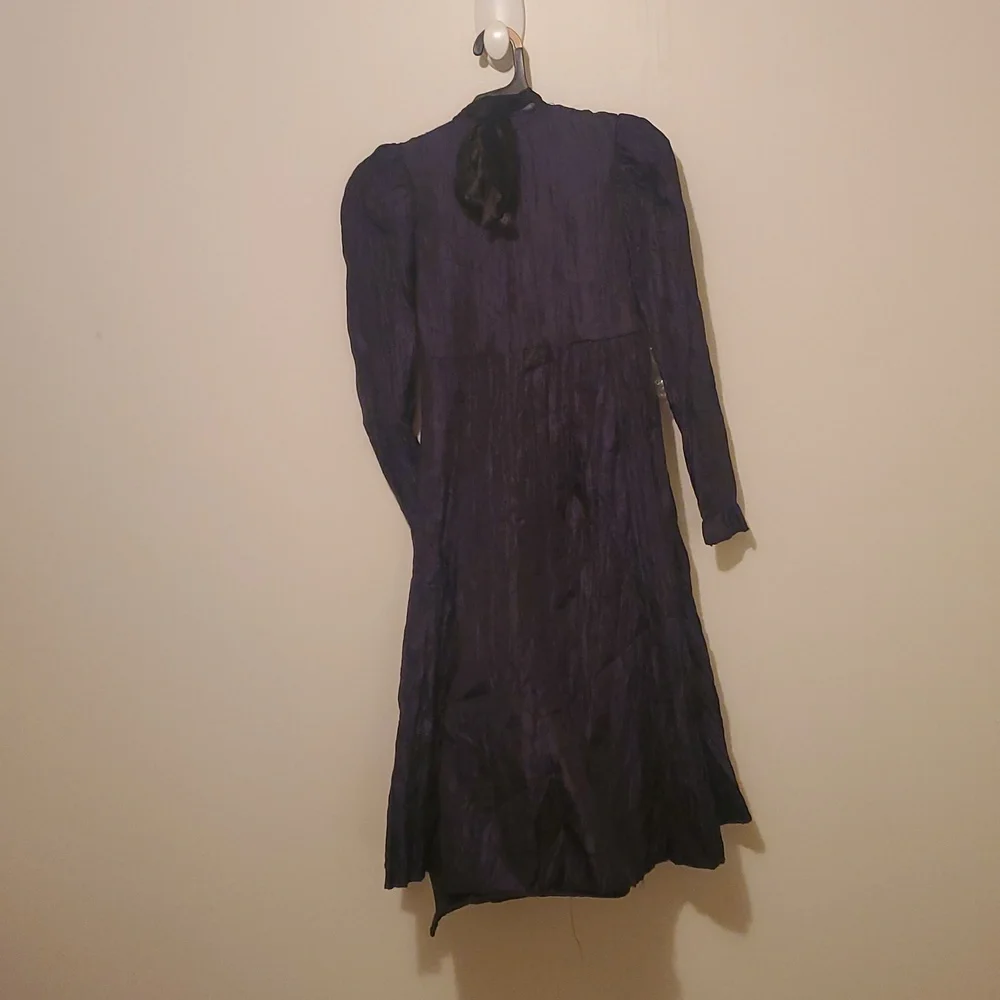 Wicked's Elphaba Deluxe Charming‎ Black and Purple Kids Costume with Hat